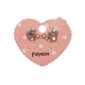 Silver Star Stud Earrings Dainty Posts Women Girls Gift Jewelry Lot